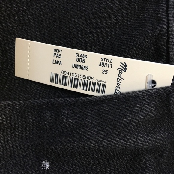 Madewell Metallic Dot Denim A-Line Mini Skirt Size 25 NWT - Picture 9 of 11